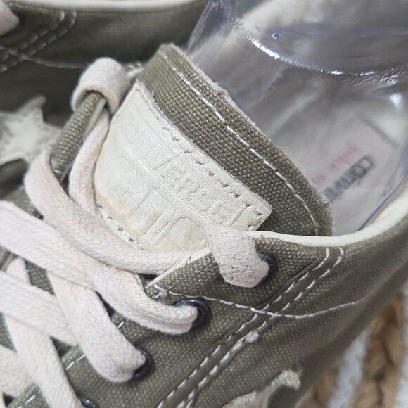 Converse John Varvatos All Star Player GreenCanvas/Leather Low Tops 8.5M/10.5W - Picture 3 of 9